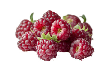 Captivating Close-Up of Fresh Raspberries, A Vibrant Cluster Showcasing the Natural Beauty and Texture of These Delicious Summer Berries, Perfect for Culinary and Healthy Eating Themes