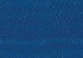 Obraz premium Seamless blue wrapping trash polyethylene bag texture background.