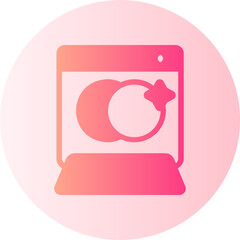 dishwasher gradient icon
