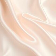 Obraz premium Luxurious Silk Fabric: Soft folds and subtle shadows create a rich texture in this elegant shot, perfect for conveying a sense of luxury and sophistication.