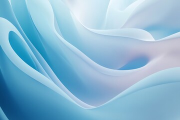 Obraz premium Abstract flowing blue gradient with smooth lighting transition
