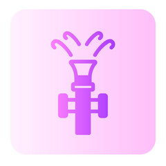 smart farm gradient icon