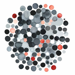 watercolor little dots background pattern