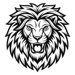 Obraz premium Lion head graphic