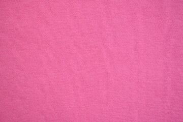 Pink fleece fabric texture, macro texture fleece pink fabric photo above as background	
