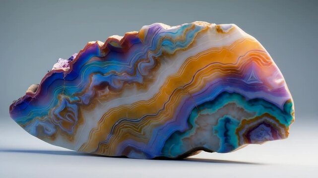 An extraordinary deposit of multicolored jasper features patterns akin to art.