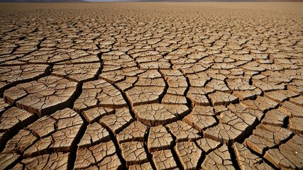 dry cracked earth