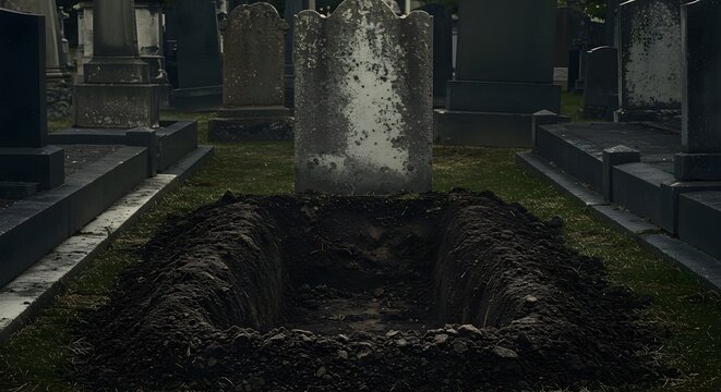 empty grave