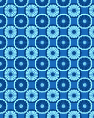 Old Wallpaper Scrapbook Paper with vintage floral motifs