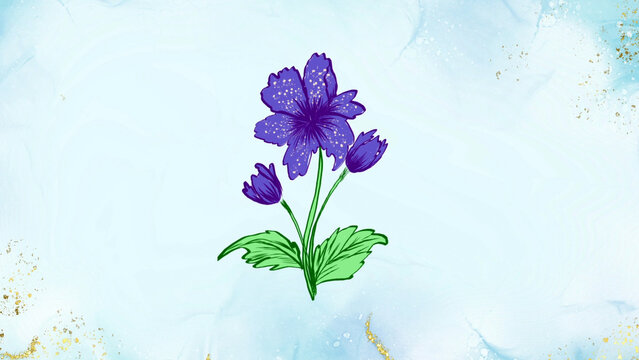 Flower Animation Element 01