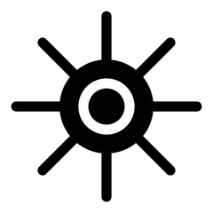 Obraz premium Focus mark icon