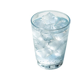glass of water isolated on transparent background