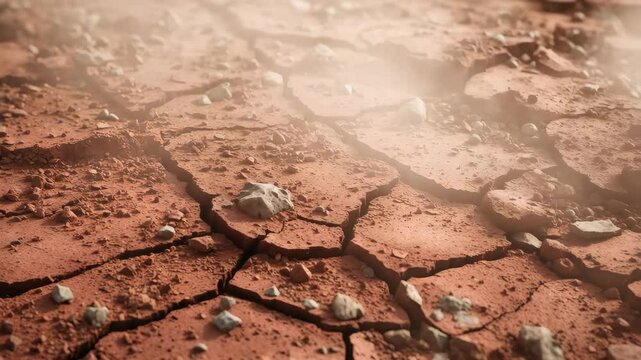 Video displaying soil texture as a backdrop.