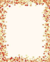 Delicate Floral Frame for Invitations and Greetings