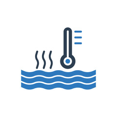 Sea Temperature Icon