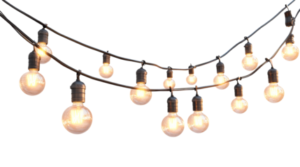 Decorative string lights for festive gatherings