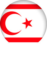 Northern Cyprus Flag Marker Icon