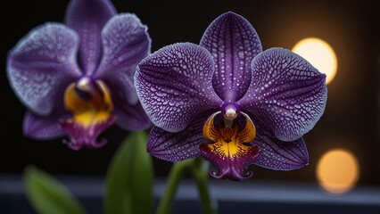 purple orchid flower