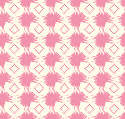 Fototapeta premium Minimalist ripple line abstract seamless pattern with geometric diagonal ornament.