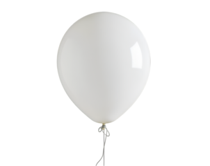 Floating high, A round helium balloon with a delicate string, isolated on a plain surface, evokes a sense of celebration, joy, and the simple pleasures in life