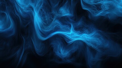Obraz premium Abstract black blue gradient background texture luxury studio dark soft wallpaper. ai
