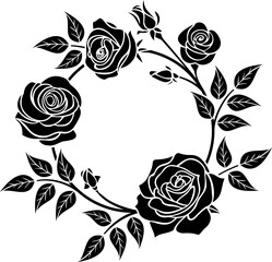 Wreath of roses