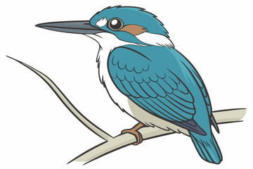 blue bird on a branch