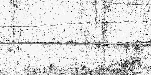 modern Texture grunge black or white of grunge cracks dust and scratches concrete distress old wall texture vector background.	