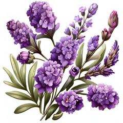 bunch of lilac flowers