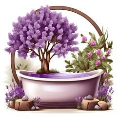 lavender in a pot