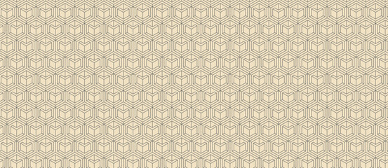Elegant geometric seamless pattern.  Subtle beige and olive tones create a sophisticated, repeating design ideal for backgrounds, textiles, and website design.