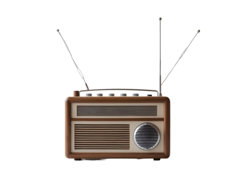 Nostalgic Audio, Vintage Radio with Antenna for Broadcasting and Entertainment Needs, a Beautifully Designed Classic Radio Receiver for Music and News Listening
