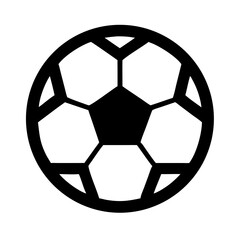 Obraz premium Soccer Ball Sports Equipment Icon — Football, Game, Athletic Gear Symbol