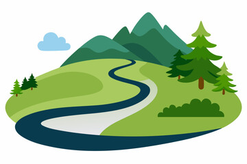 road to the mountain