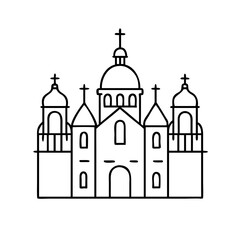 religion architecture icon, religion architecture vector illustration-simple illustration of religion architecture, perfect for religion architecture logos and icons
