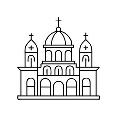 religion architecture icon, religion architecture vector illustration-simple illustration of religion architecture, perfect for religion architecture logos and icons