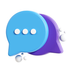 Chat Massage 3d Icon