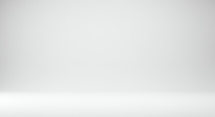 Empty Room with Gray Background for Product Placement