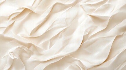Fototapeta premium PNG Light white beige paper texture background surface wrinkled crumpled.