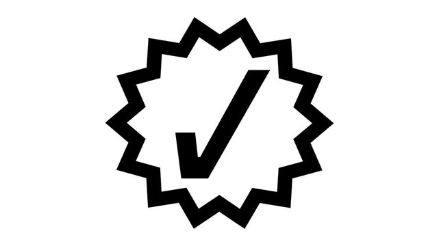Starburst Task Complete Check Animation