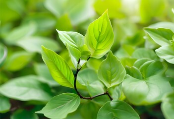 Fresh green basil leaves with a rich, vibrant color and a fragrant, aromatic herbal scent.
