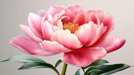 Obraz premium peony flower close up marco good for design