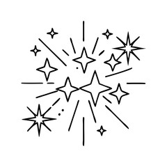 Fototapeta premium sparkle icon, sparkle vector illustration-simple illustration of sparkle, perfect for sparkle logos and icons