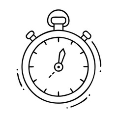 stopwatch icon, stopwatch vector illustration-simple illustration of stopwatch, perfect for stopwatch logos and icons