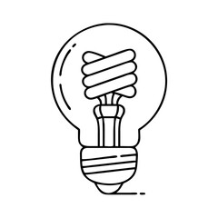 light bulb icon, light bulb vector illustration-simple illustration of light bulb, perfect for light bulb logos and icons