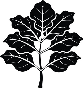 recommend clip art: fiddle leaf fig tree silhouette