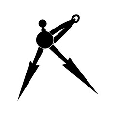 vector illustration of compass