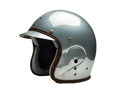 Vintage Full Face Motorcycle Helmet with Visor, Classic Design, Protective Headgear for Riders, Durable Shell, and Comfortable Interior Lining for Enhanced Safety during Rides