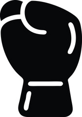 boxing glove logo silhouette 
