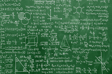 Creative vector illustration of math equation, mathematical, arithmetic, physics formulas...